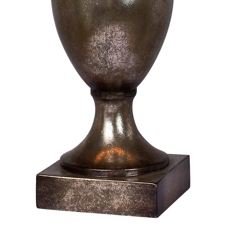 Image 2 Harper Antique Gold Leaf Textured Urn Table Lamp Set of 2 more views