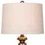 3_Harper Antique Gold Leaf Textured Urn Table Lamp Set of 2 more views