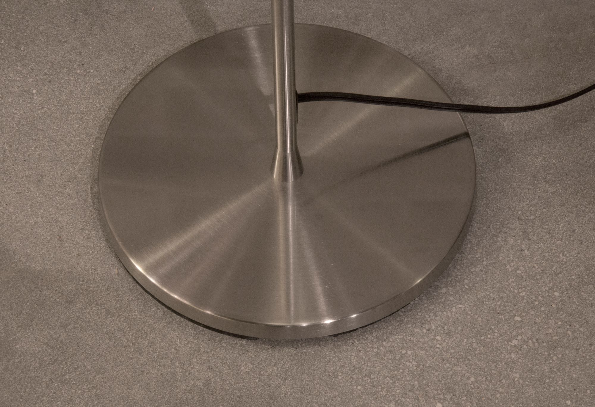 Image 3 Harper Brushed Steel Torchiere Floor Lamp more views