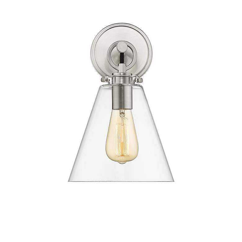 Image 2 Harper by Z-Lite Brushed Nickel 1 Light Wall Sconce more views