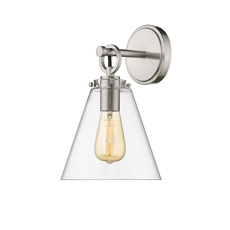 Image 3 Harper by Z-Lite Brushed Nickel 1 Light Wall Sconce more views