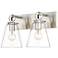 Harper by Z-Lite Brushed Nickel 2 Light Vanity