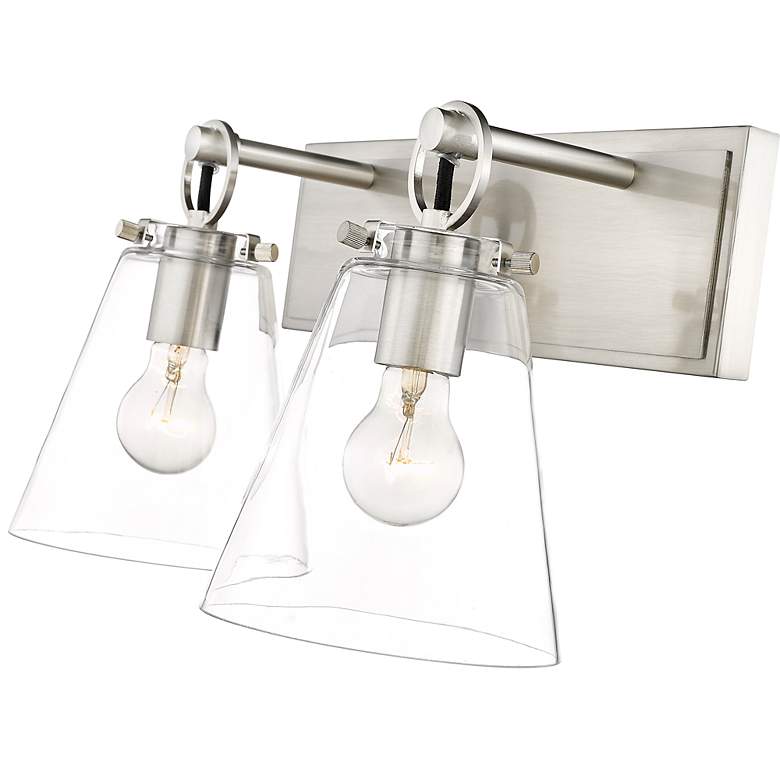 Image 7 Harper by Z-Lite Brushed Nickel 2 Light Vanity more views