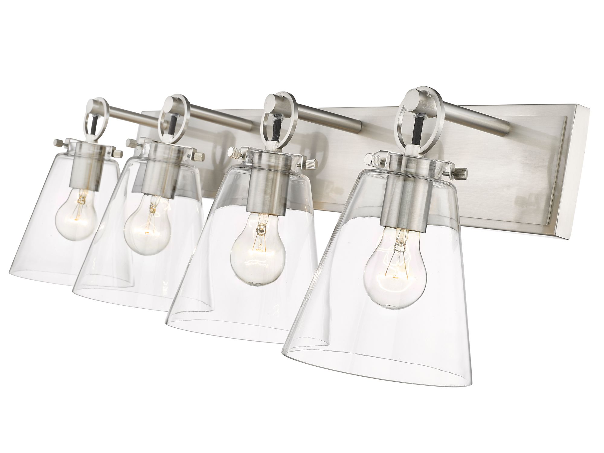 Image 6 Harper by Z-Lite Brushed Nickel 31.25 inch 4 Light Vanity more views