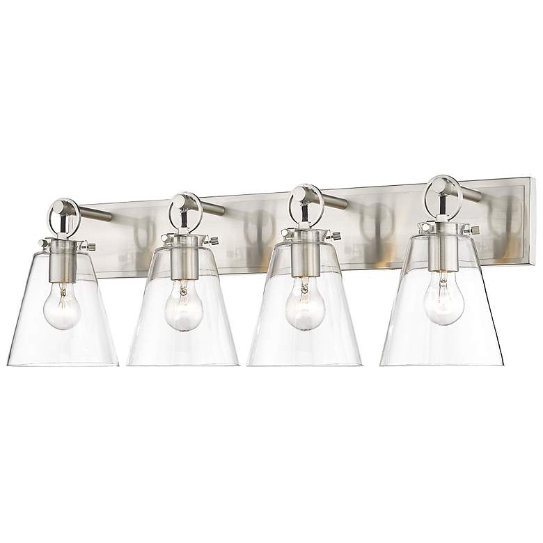 Image 2 Harper by Z-Lite Brushed Nickel 4 Light Vanity