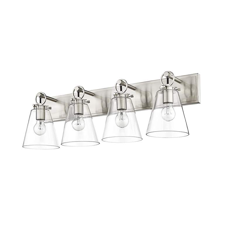 Image 7 Harper by Z-Lite Brushed Nickel 4 Light Vanity more views