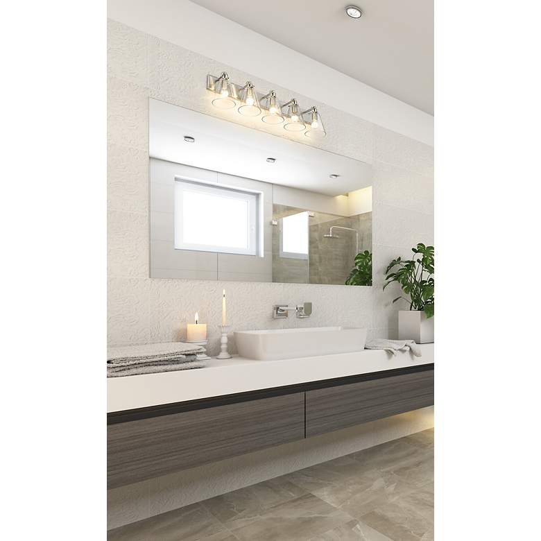 Image 4 Harper by Z-Lite Brushed Nickel 5 Light Vanity more views