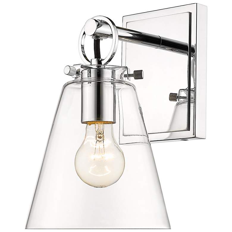 Image 2 Harper by Z-Lite Chrome 1 Light Wall Sconce