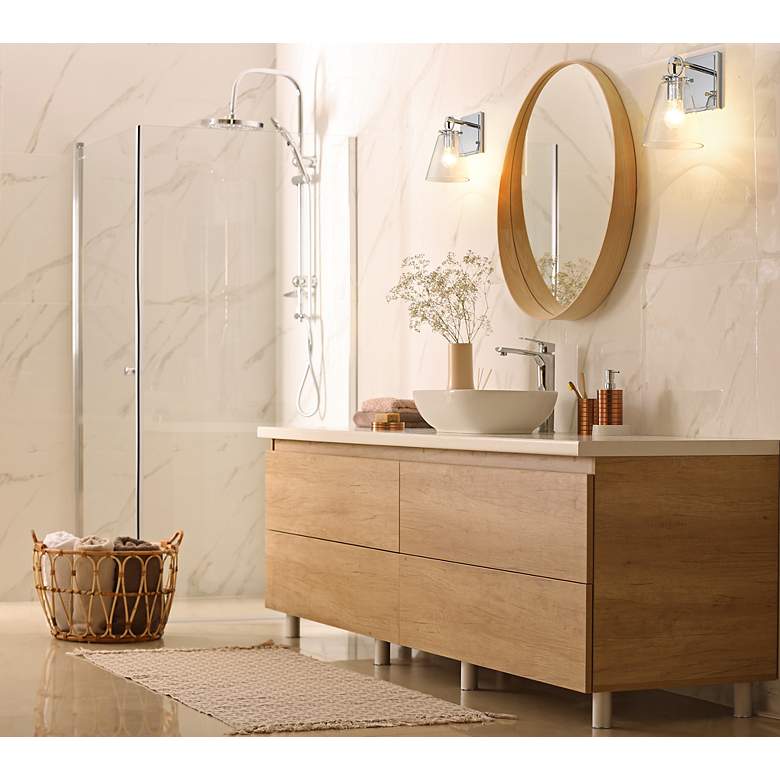 Image 4 Harper by Z-Lite Chrome 1 Light Wall Sconce more views