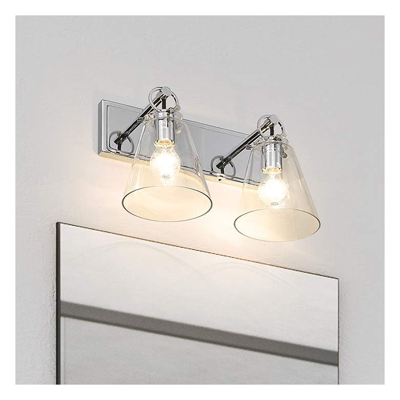Image 1 Harper by Z-Lite Chrome 2 Light Vanity