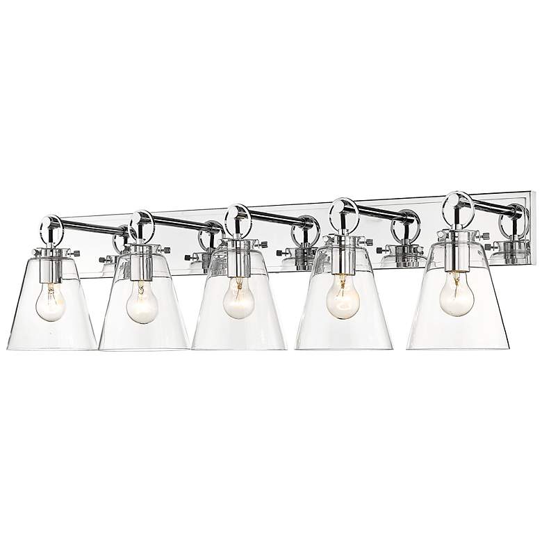 Image 2 Harper by Z-Lite Chrome 5 Light Vanity
