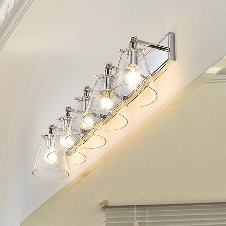Image 1 Harper by Z-Lite Chrome 5 Light Vanity