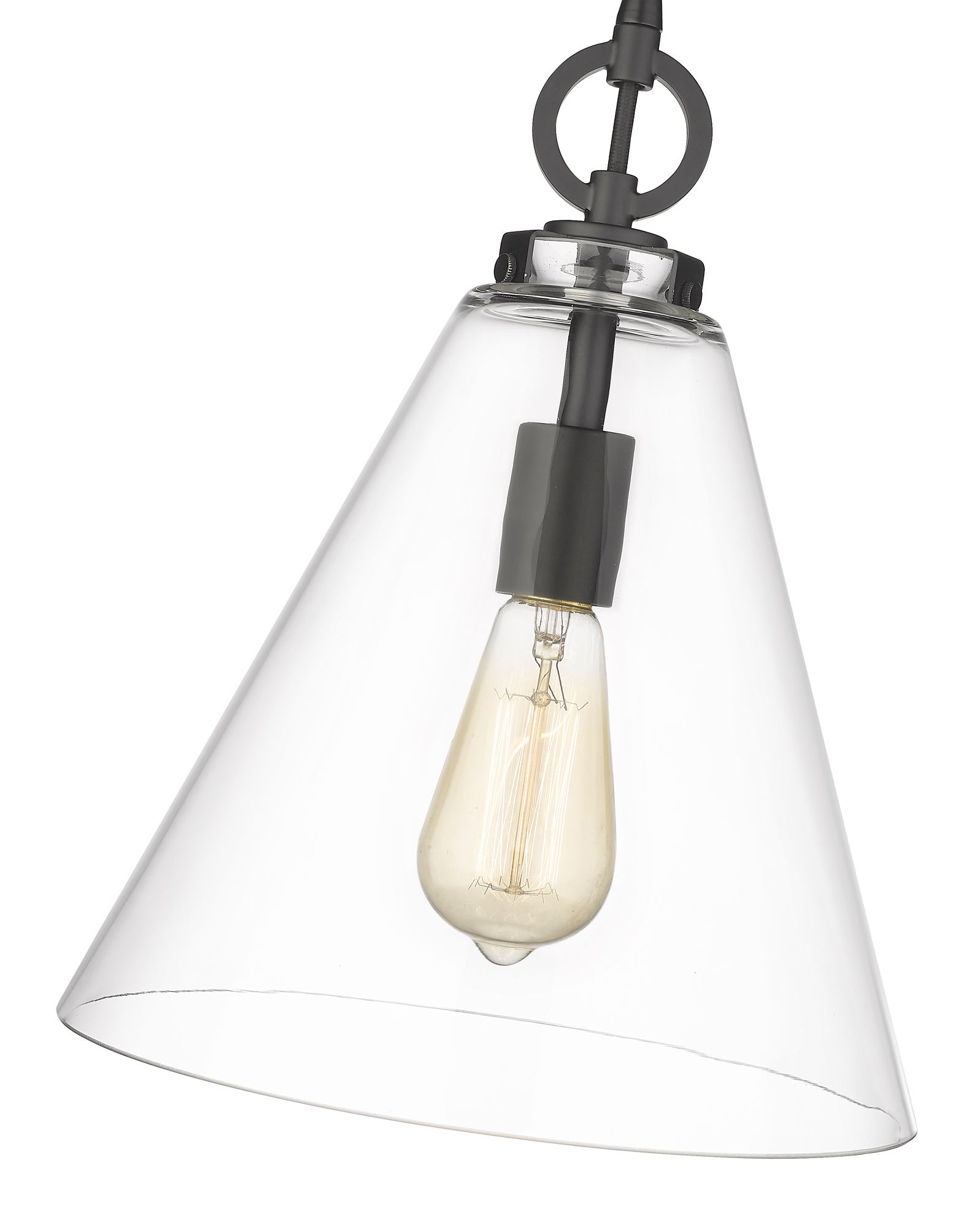 Image 6 Harper by Z-Lite Matte Black 11.5 inch 1 Light Pendant more views
