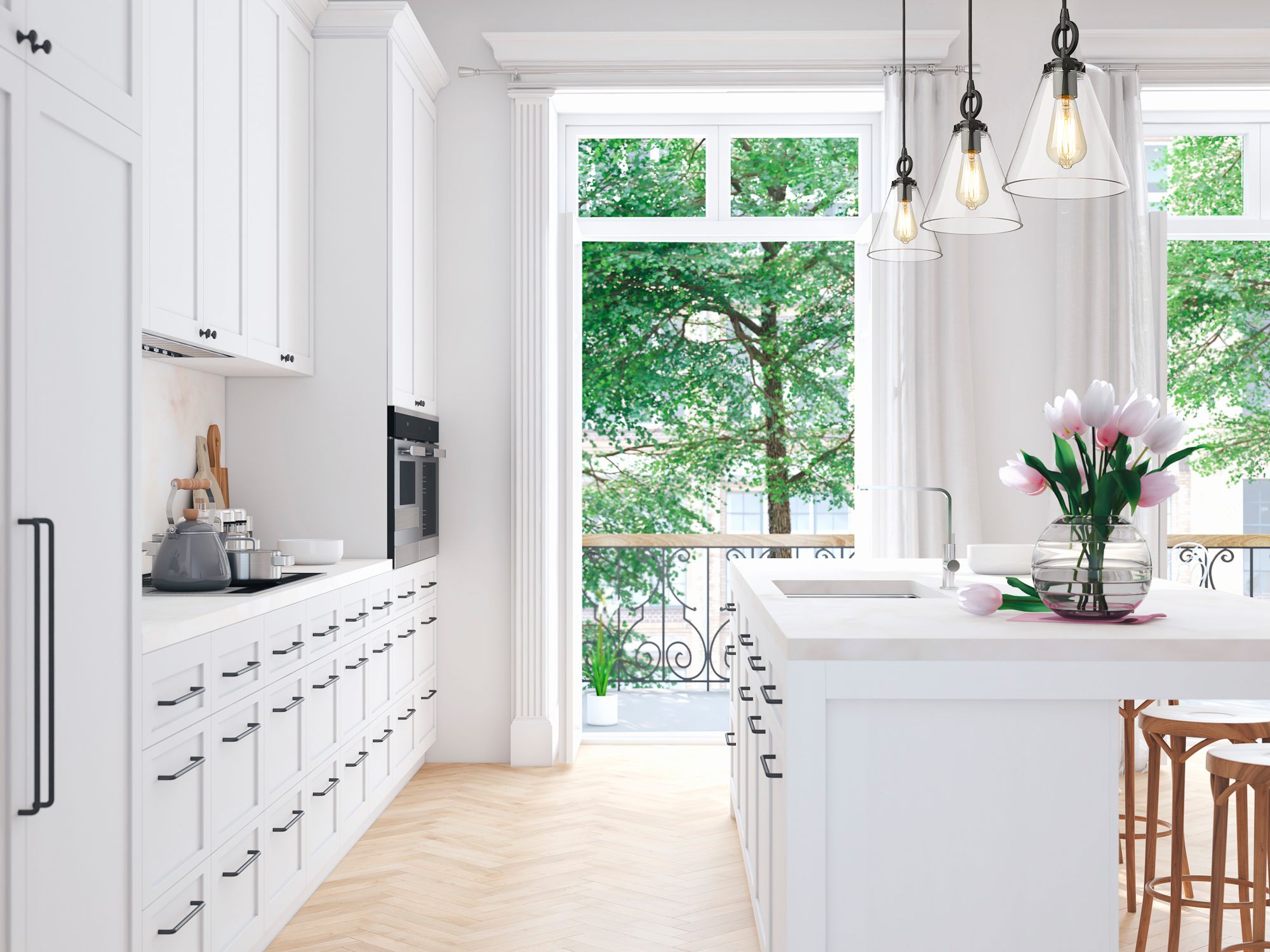 Image 2 Harper by Z-Lite Matte Black 8 inch 1 Light Pendant more views