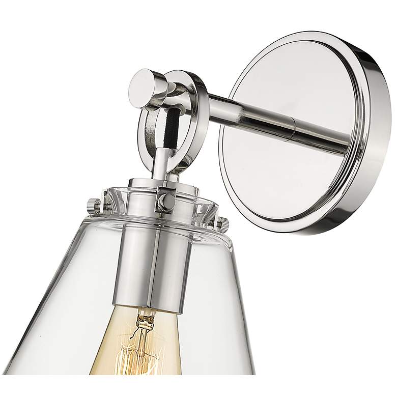 Image 4 Harper by Z-Lite Polished Nickel 1 Light Wall Sconce more views