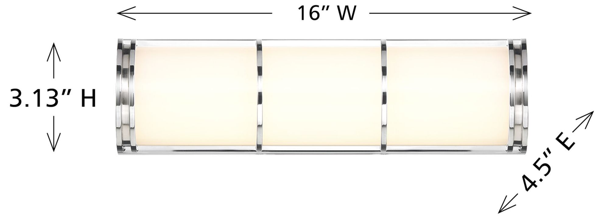 Image 4 Harper LED Bathroom Vanity Light in Chrome more views
