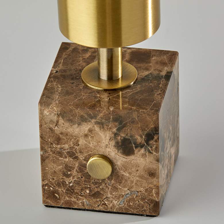 Image 4 Harriet 19" High Antique Brass LED Accent Lantern Table Lamp more views