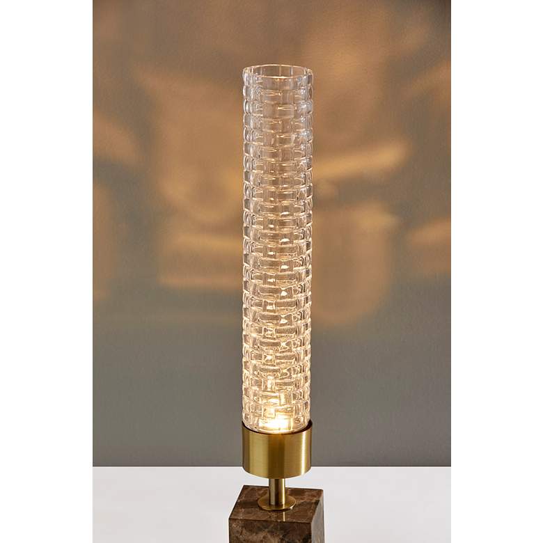 Image 5 Harriet 19" High Antique Brass LED Accent Lantern Table Lamp more views