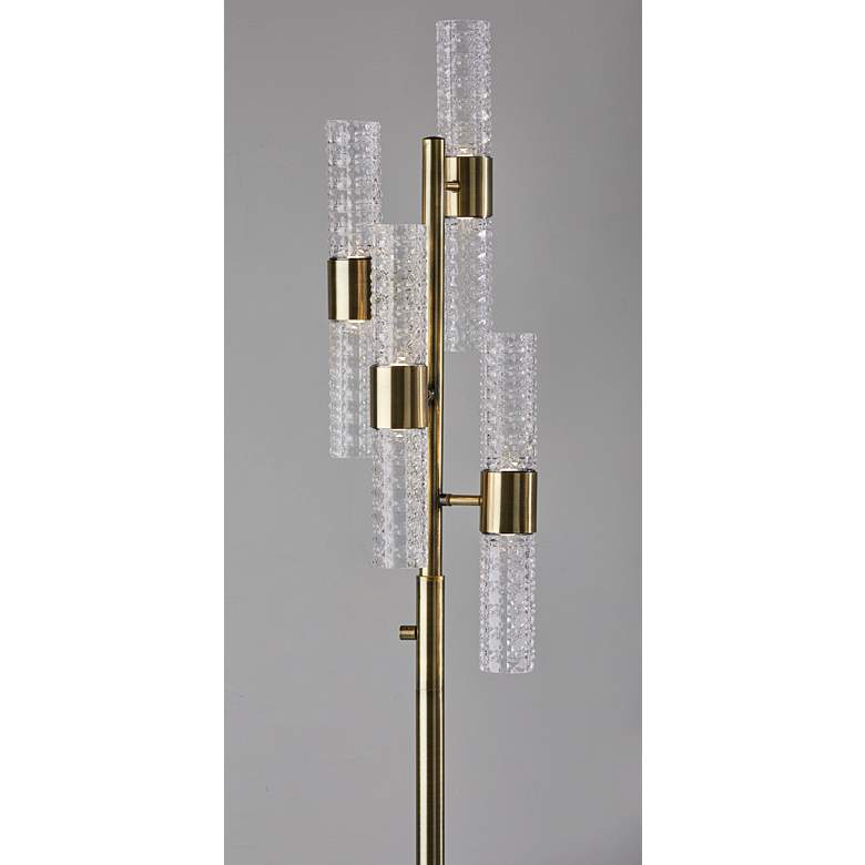 Image 7 Harriet Antique Brass 8-Light LED Floor Lamp more views