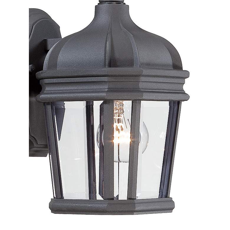 Image 2 Harrison 11 1/2" High Black Outdoor Wall Light more views