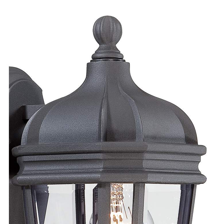 Image 3 Harrison 11 1/2" High Black Outdoor Wall Light more views