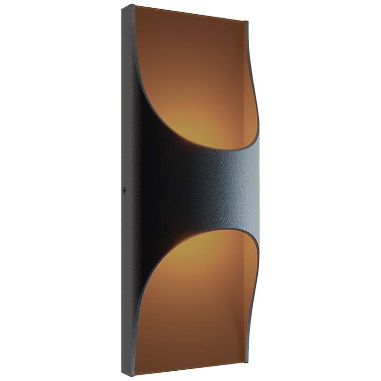 Image 2 Harrison 12" High Black LED Outdoor Wall Light