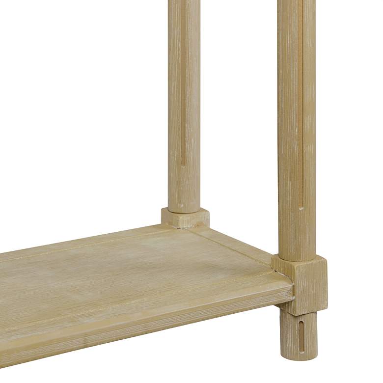Image 4 Harrison 22" Wide Distressed Oak Wood Side Tables Set of 2 more views