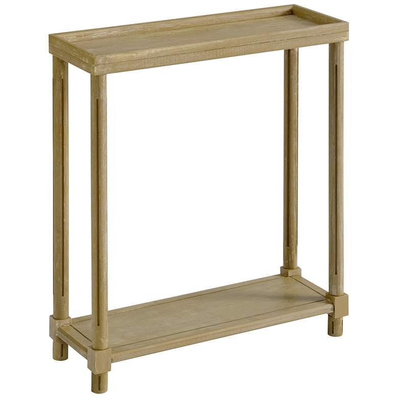 Image 7 Harrison 22" Wide Distressed Oak Wood Side Tables Set of 2 more views