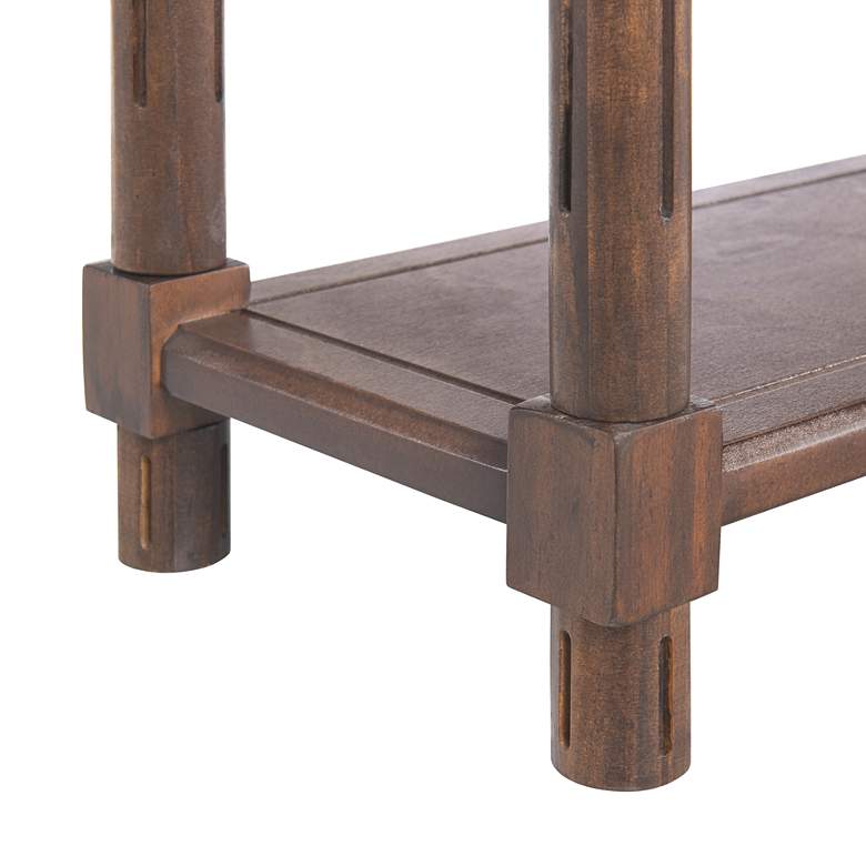 Image 3 Harrison 22 inchW Chestnut Wood Rectangular Side Tables Set of 2 more views