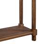 Harrison 22"W Chestnut Wood Rectangular Side Tables Set of 2