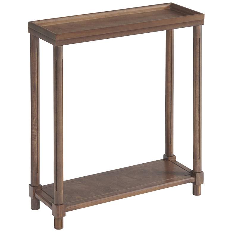 Image 7 Harrison 22 inchW Chestnut Wood Rectangular Side Tables Set of 2 more views