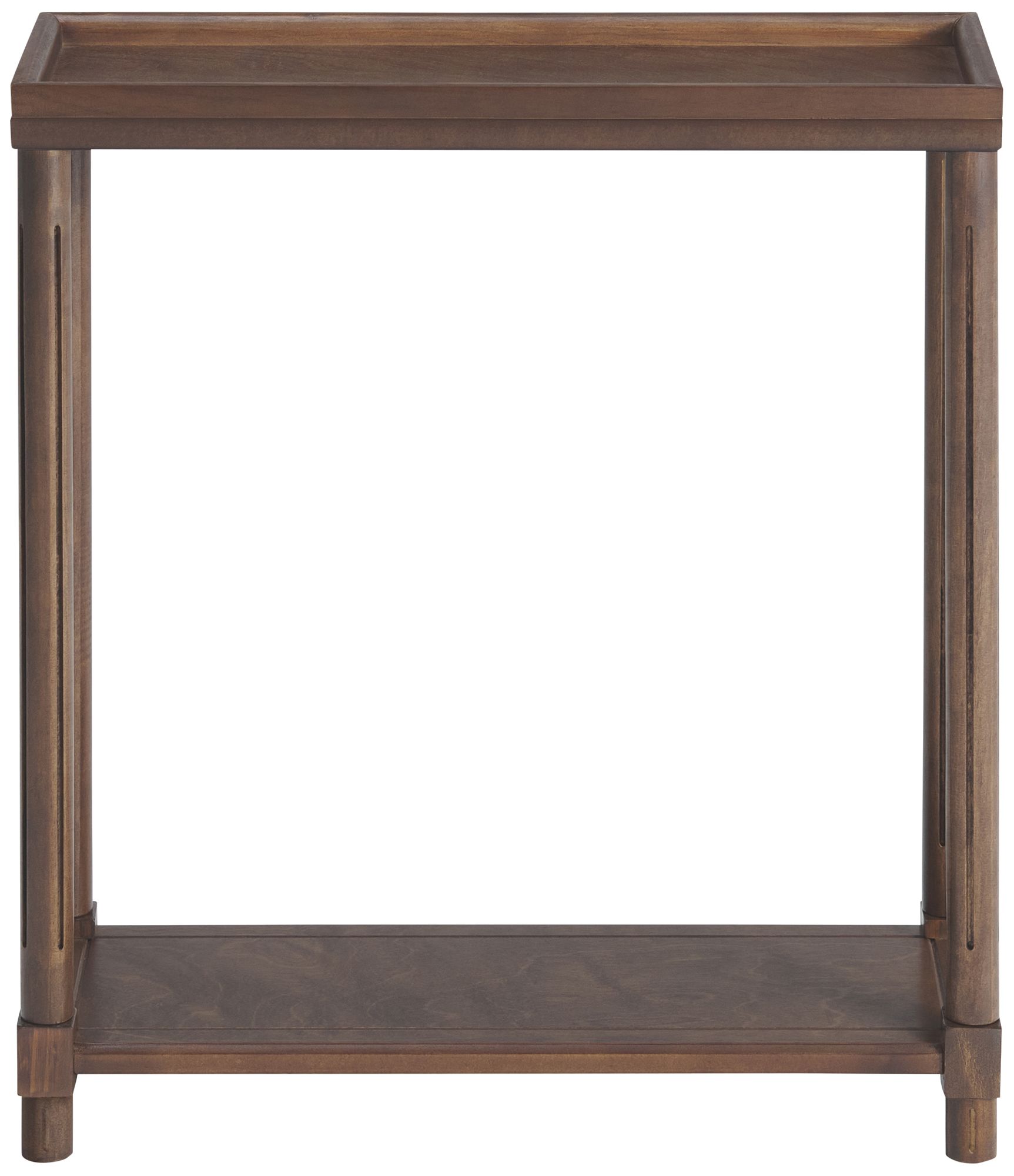 Harrison 22"W Chestnut Wood Rectangular Side Tables Set of 2