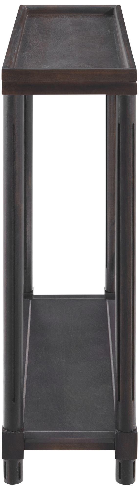 Harrison 22"W Espresso Wood Rectangular Side Tables Set of 2