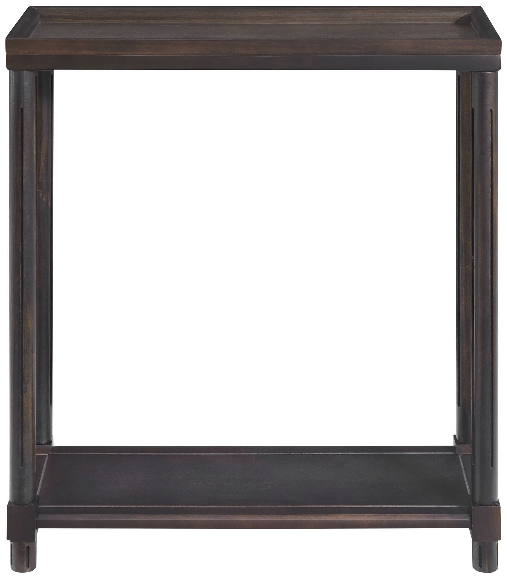 Harrison 22"W Espresso Wood Rectangular Side Tables Set of 2