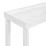 Harrison 22"W White Wood Rectangular Side Tables Set of 2