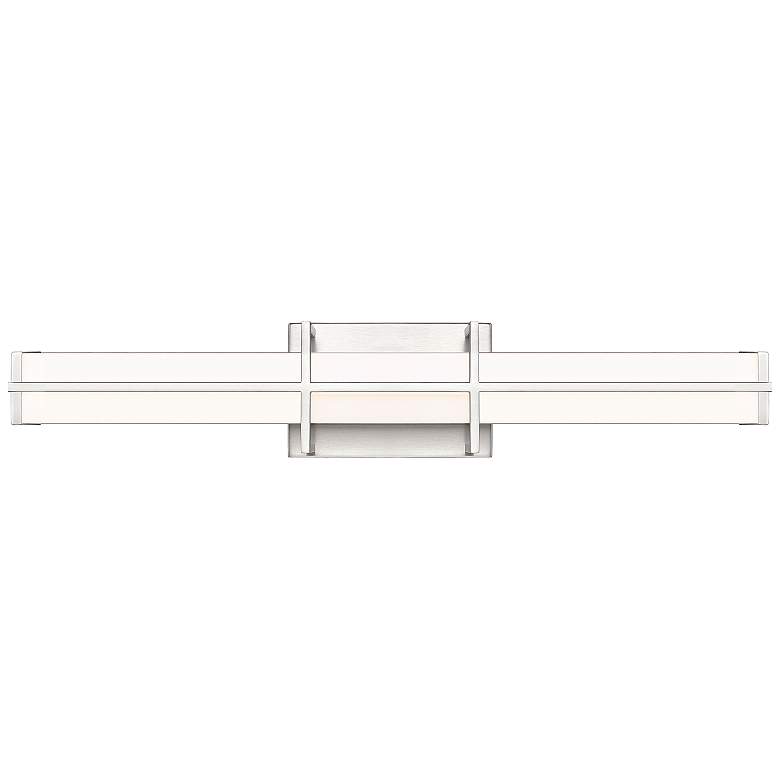Image 5 Harrison 25" Wide Brushed Nickel LED Bath Light more views