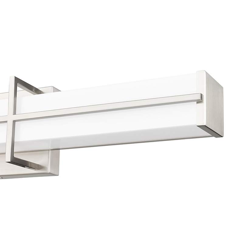 Image 6 Harrison 25" Wide Brushed Nickel LED Bath Light more views
