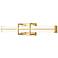 Harrison 25" Wide Modern Gold LED Vanity Bath Light