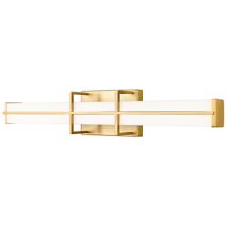 Harrison 25" Wide Modern Gold LED Vanity Bath Light