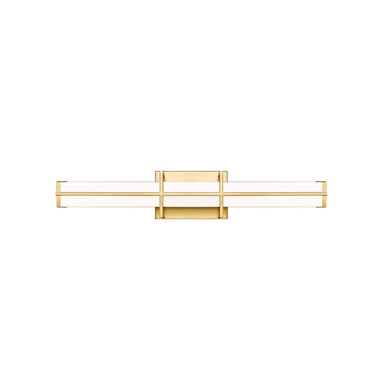 Image 7 Harrison 25" Wide Modern Gold LED Vanity Bath Light more views