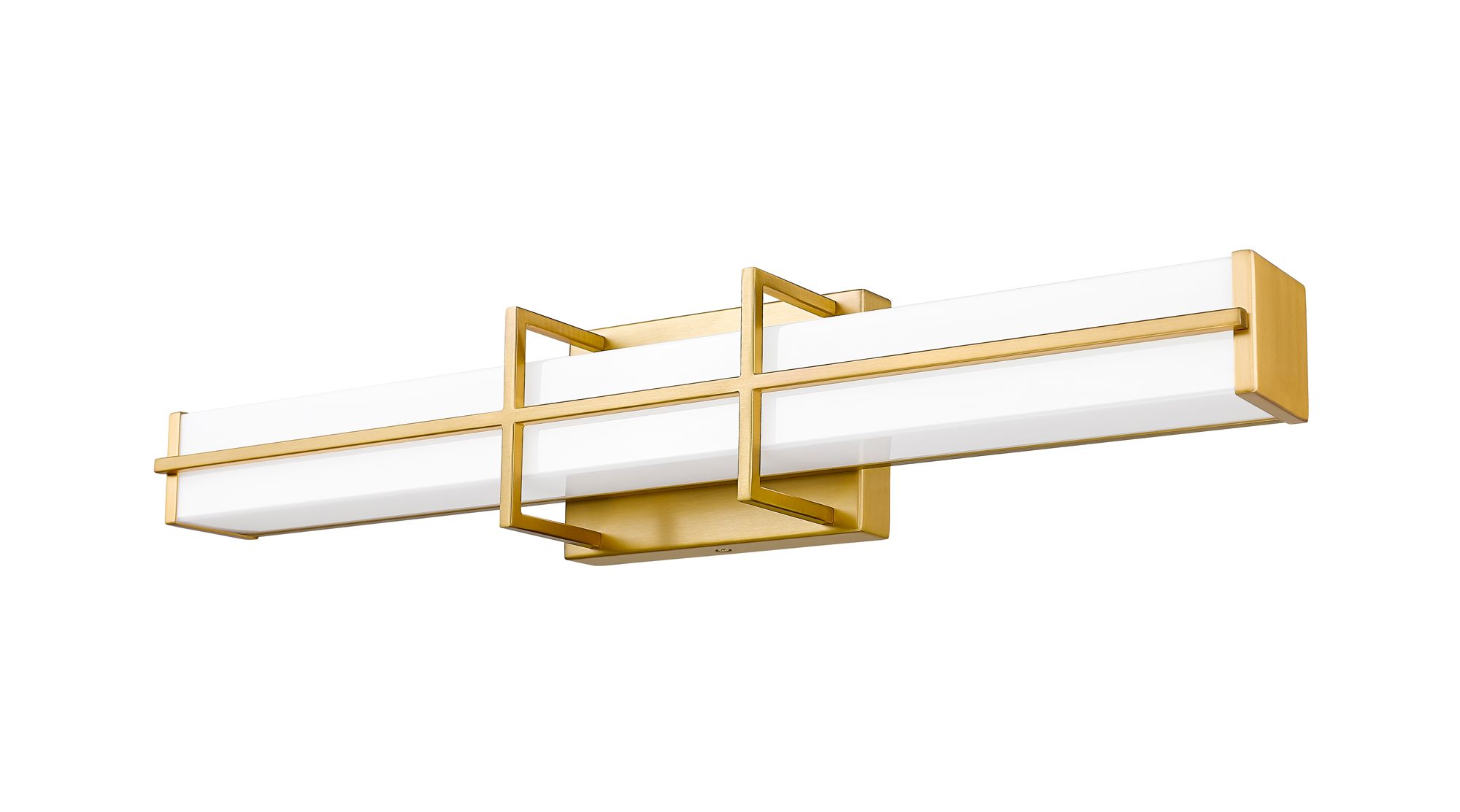 Harrison 25" Wide Modern Gold LED Vanity Bath Light in scene