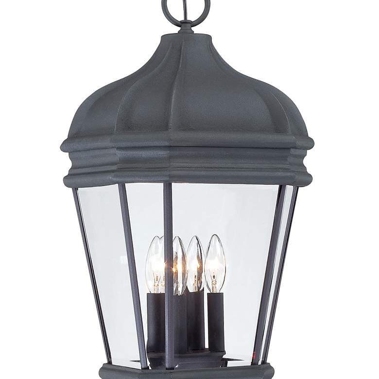 Image 3 Harrison 28 3/4" High Black Hanging Outdoor Light more views
