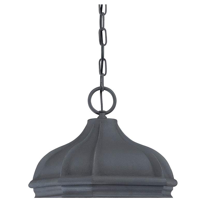 Image 4 Harrison 28 3/4" High Black Hanging Outdoor Light more views