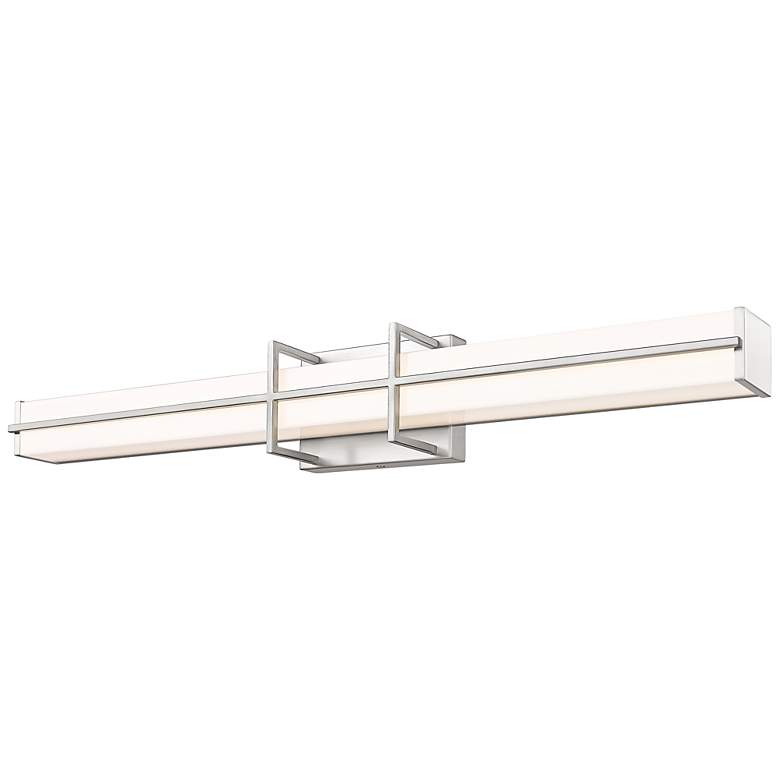 Image 5 Harrison 32" Wide Brushed Nickel LED Vanity Bath Light more views