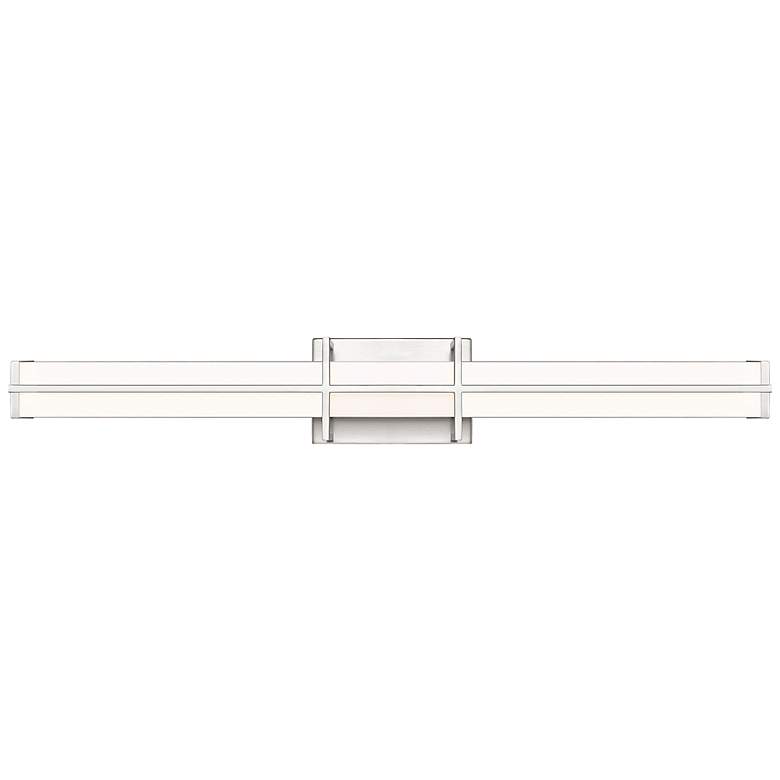Image 6 Harrison 32" Wide Brushed Nickel LED Vanity Bath Light more views