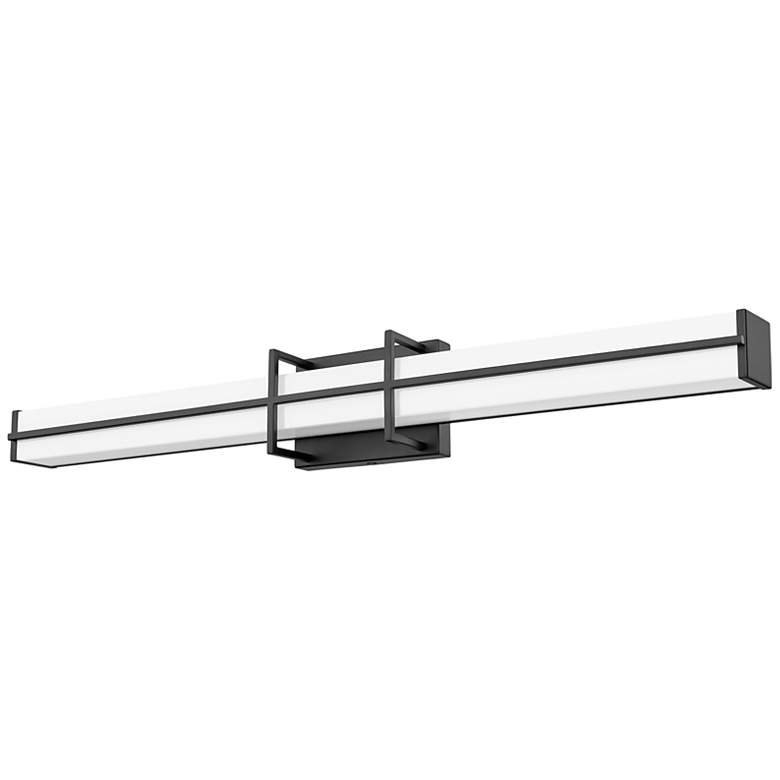 Image 7 Harrison 32" Wide Matte Black ADA LED Bath Light more views