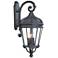 Harrison 33 1/2" High Black Outdoor Wall Light