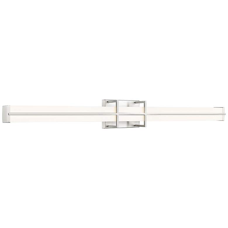 Image 3 Harrison 40" Wide Brushed Nickel LED Vanity Bath Light