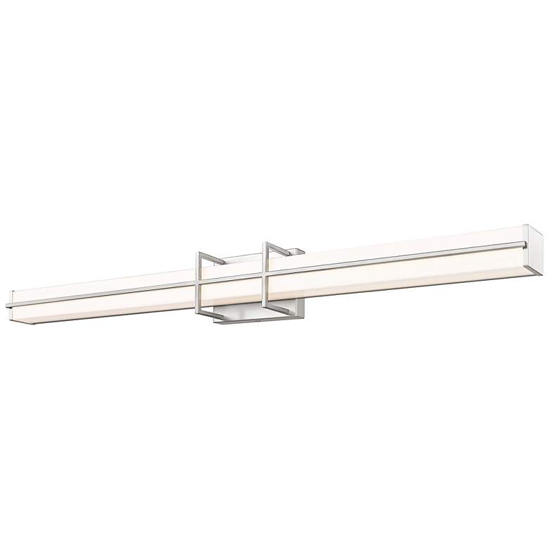 Image 7 Harrison 40" Wide Brushed Nickel LED Vanity Bath Light more views