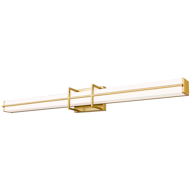 Image 6 Harrison 40" Wide Modern Gold LED Vanity Bath Light more views